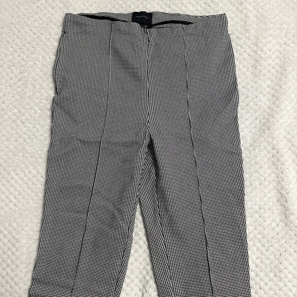 Women’s Black and White Checkered Pants